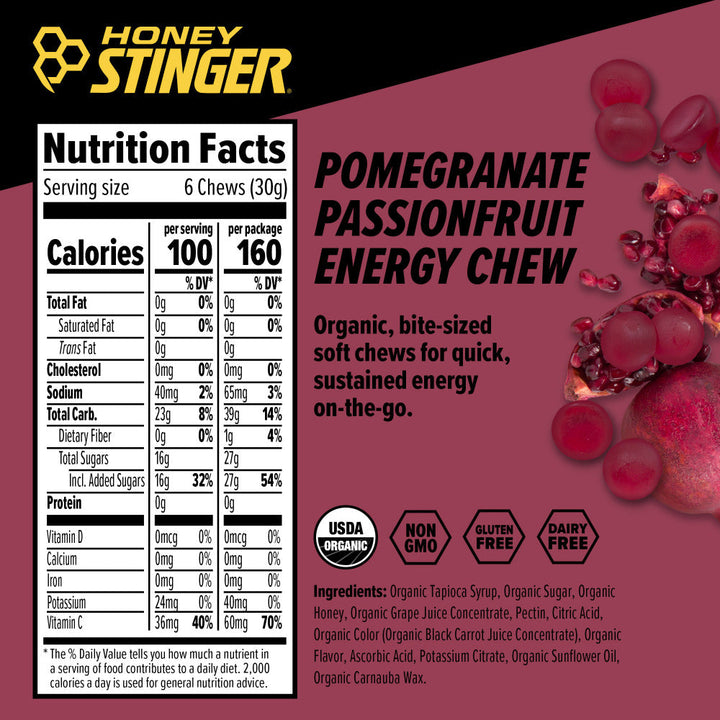 Honey Stinger Energy Chews Box of 12