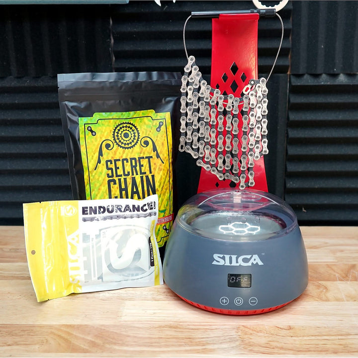 Silca Chain Waxing Starter Kit - System + Wax + EnduranceChip