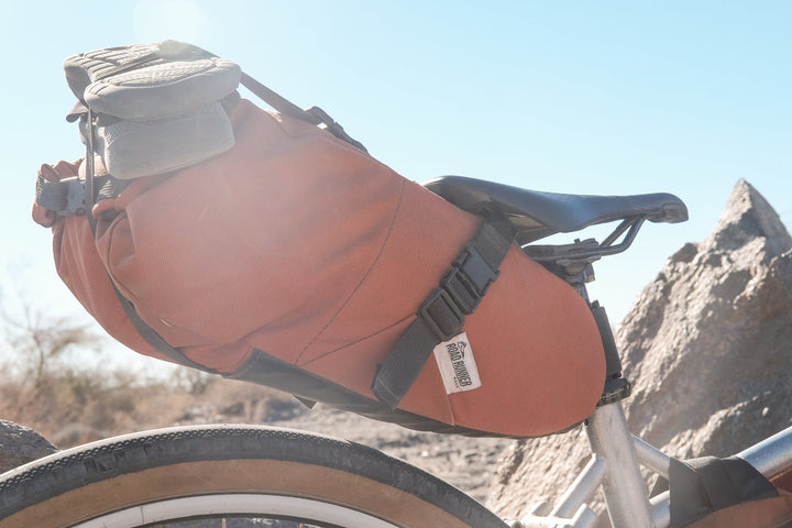 Sleeper Bikepacking Saddle Bag: 6L - Rust Cordura