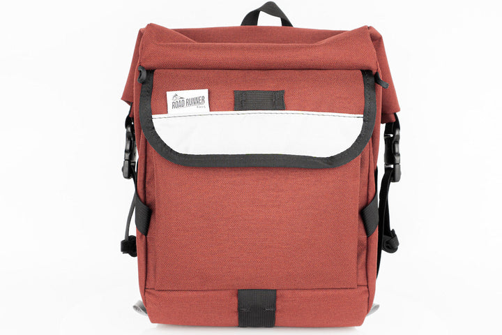 Anywhere Bikepacking Pannier: 15L - Burgundy Cordura