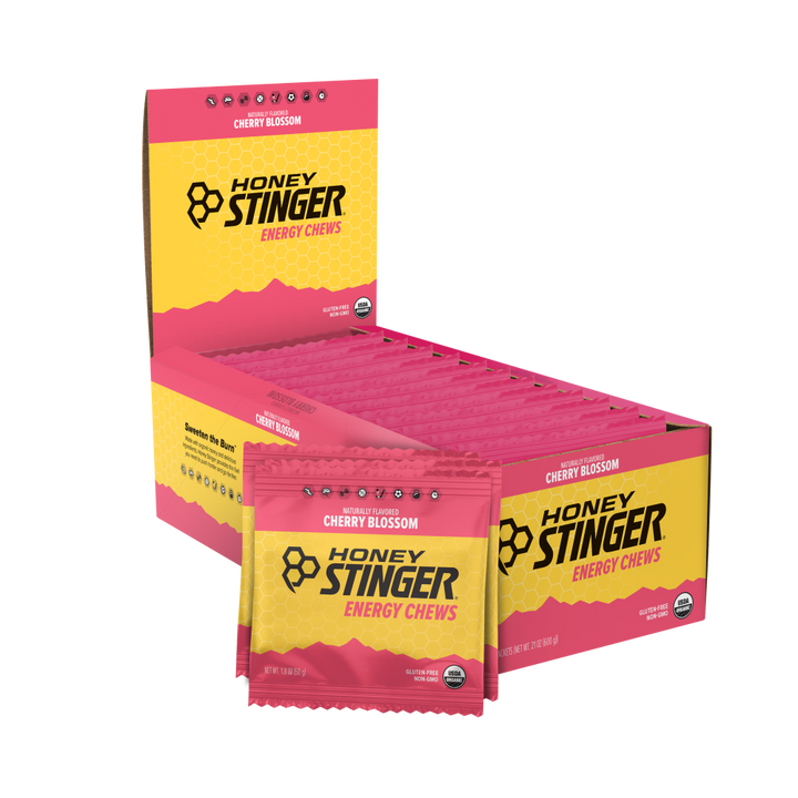 Honey Stinger Energy Chews Box of 12 - Cherry Blossom