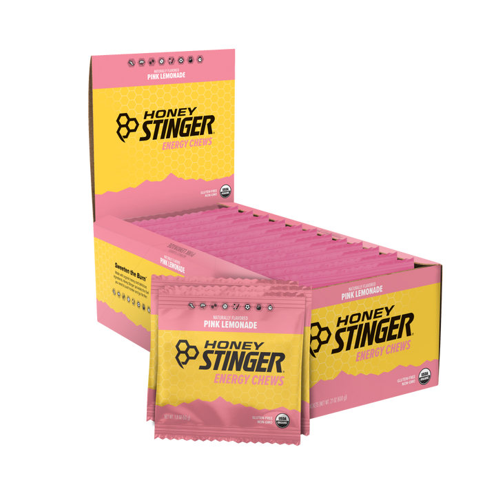 Honey Stinger Energy Chews Box of 12 - Pink Lemonade