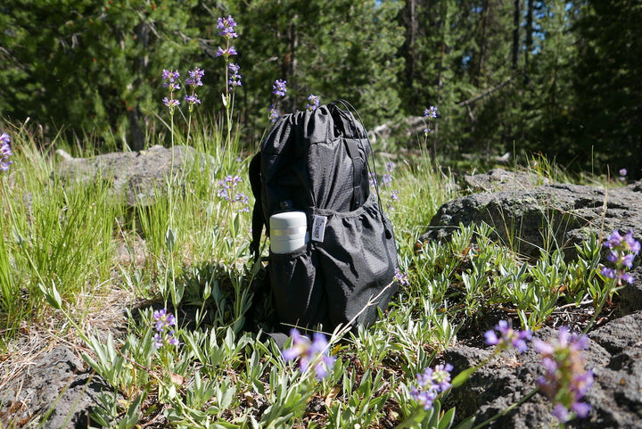 COMRAD Packable Lightweight Backpack: 20L - Black 400D Diamond Ripstop