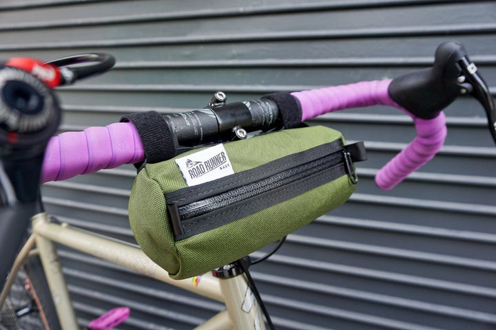 Burrito Bag - Handlebar Bag: 1.3L - Olive Cordura