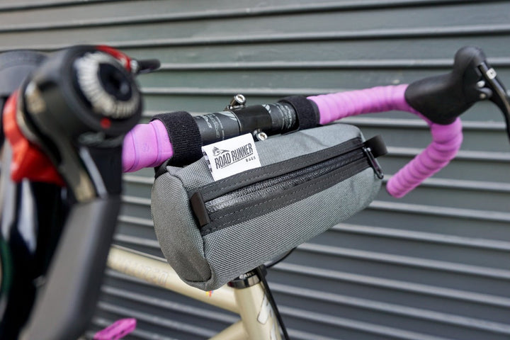 Burrito Bag - Handlebar Bag: 1.3L - Grey Cordura