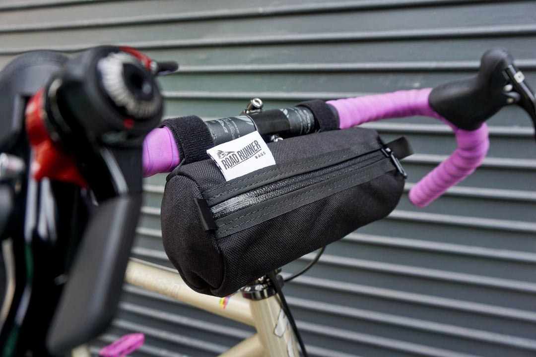 Burrito Bag - Handlebar Bag: 1.3L - Black Cordura