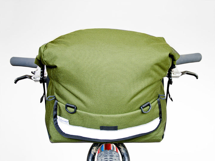Jumbo Jammer Handlebar Bag: 17L - Olive Cordura