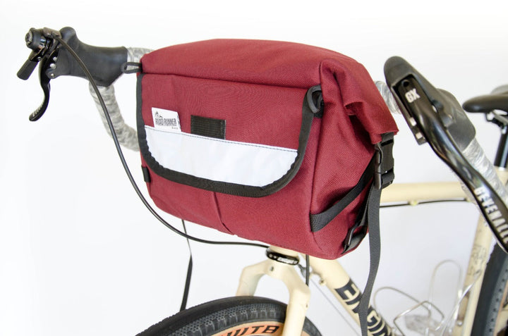 Jammer Handlebar Bag: 7L - Burgundy Cordura