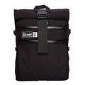 Large Roll Top Backpack: 33L - Black Cordura