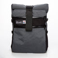 Large Roll Top Backpack: 33L - Grey Cordura