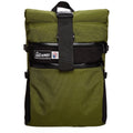 Large Roll Top Backpack: 33L - Olive Cordura