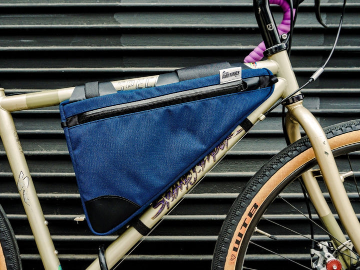 Wedge Mountain Bike Full Frame Bag - Navy Cordura