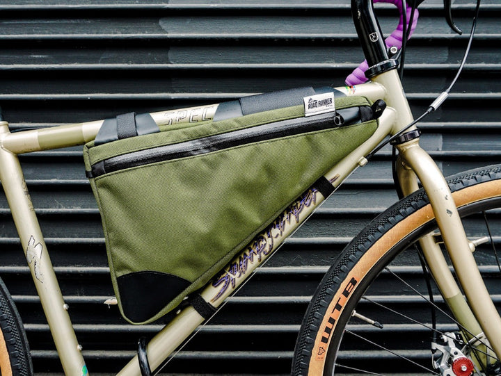 Wedge Mountain Bike Full Frame Bag - Olive Cordura