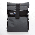 Medium Roll Top Backpack: 22L - Grey Cordura