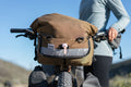 Middle Earth Jammer Handlebar Bag: 13L - Hybrid Teal Pink Turmeric Purple Cordura