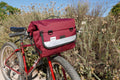 Middle Earth Jammer Handlebar Bag: 13L - Burgundy Cordura