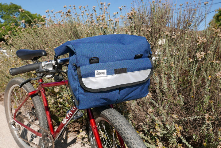 Middle Earth Jammer Handlebar Bag: 13L - Navy Cordura