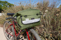 Middle Earth Jammer Handlebar Bag: 13L - Olive Cordura