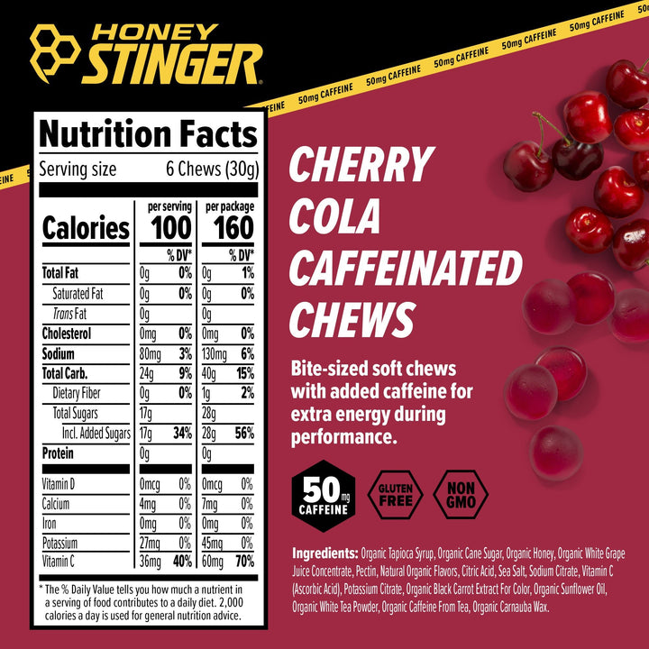 Honey Stinger Energy Chews Box of 12