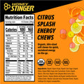 Honey Stinger Citrus Splash Energy Chews Box of 12