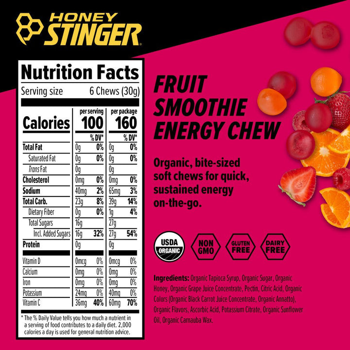 Honey Stinger Energy Chews Box of 12