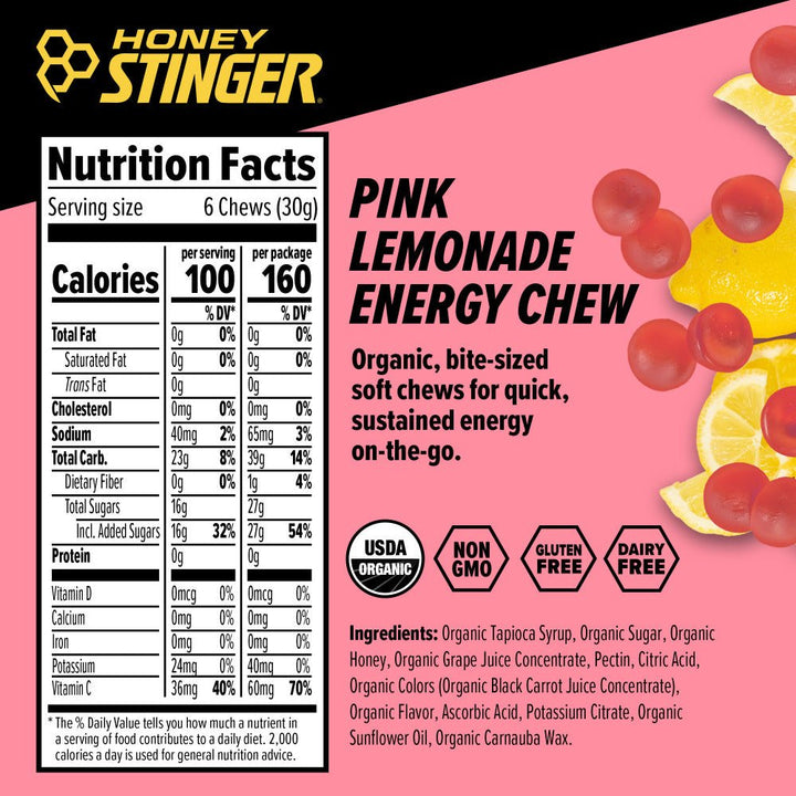 Honey Stinger Energy Chews Box of 12