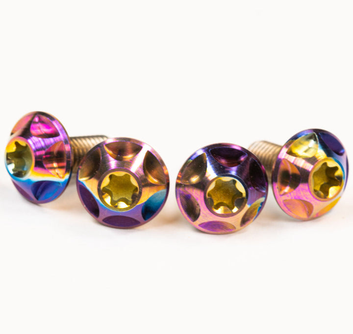 Titanium Cage Bolts (pack of 4) - Rainbow