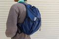 COMRAD Packable Lightweight Backpack: 20L - Navy Blue 400D Diamond Ripstop
