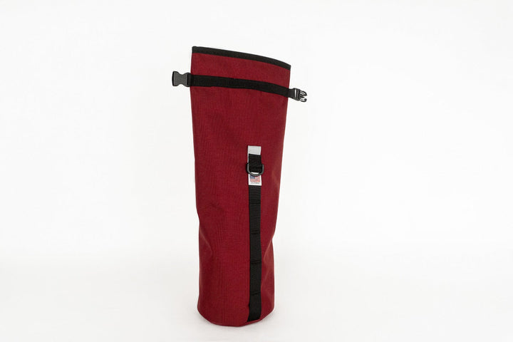 Buoy Bag - Durable Bikepacking Fork Bag: 7.75L - Burgundy Cordura