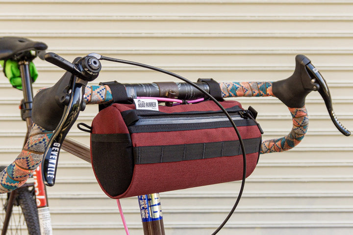 California Burrito - Handlebar Bag: 3.3L - Burgundy Cordura