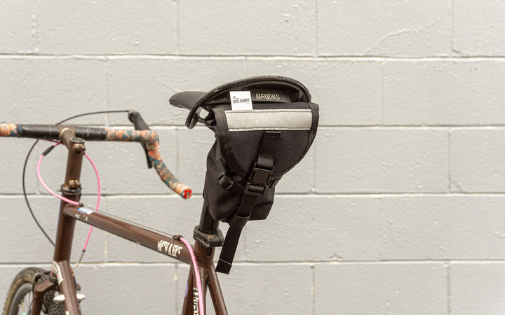 Drafter Saddle Bag for Tubes and Tools: .75L - Black Cordura