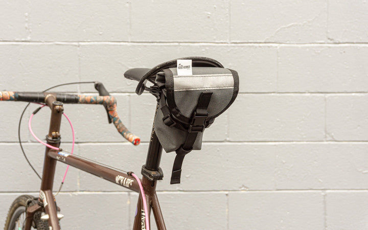 Drafter Saddle Bag for Tubes and Tools: .75L - Grey Cordura