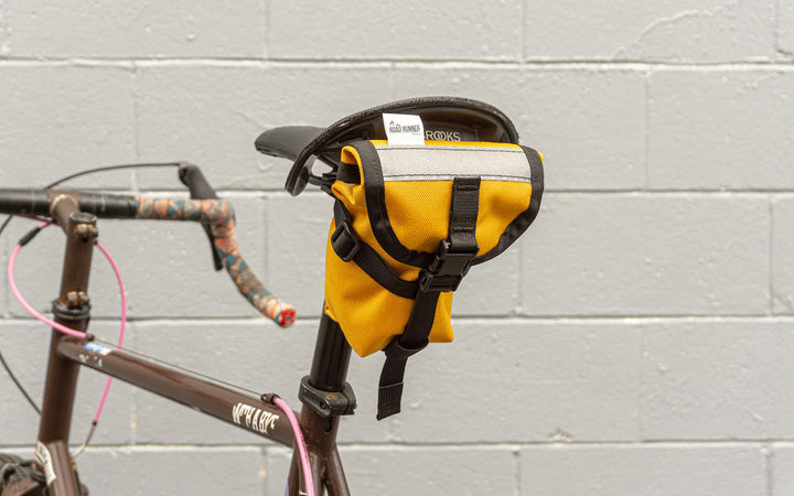 Drafter Saddle Bag for Tubes and Tools: .75L - Turmeric Cordura