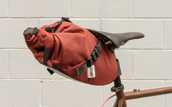 Sleeper Bikepacking Saddle Bag: 6L - Burgundy Cordura