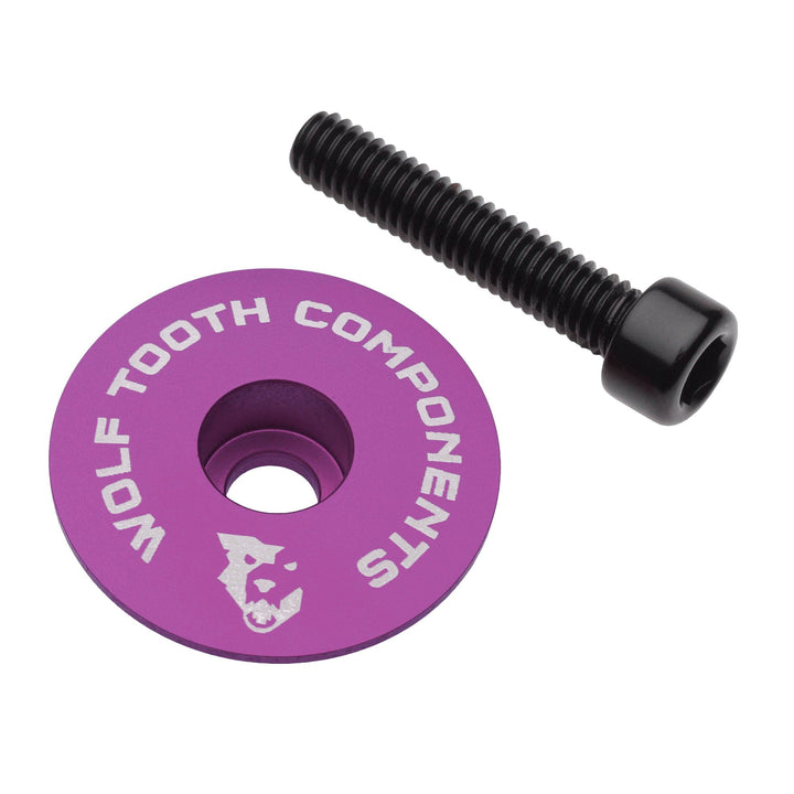 Ultralight Stem Cap and Bolt - Purple