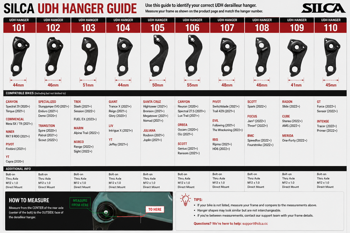 Silca Silca Titanium Derailleur Hanger