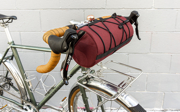 West Coast Burrito - Handlebar Bag: 5L - Burgundy Cordura