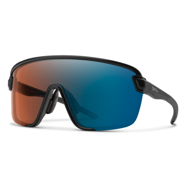 Bobcat - Matte Black | ChromaPop Glacier Photochromic Copper Blue Mirror