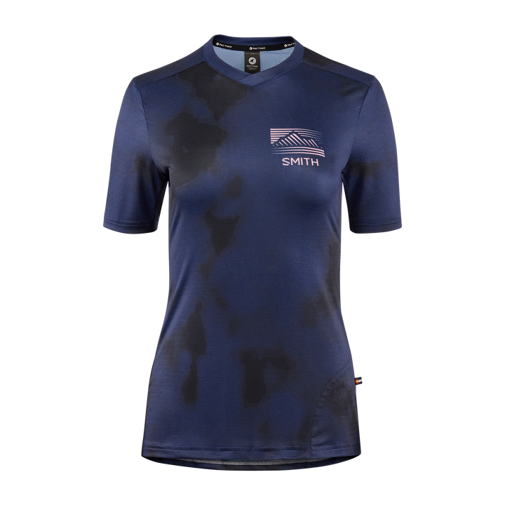 Women's MTB Jersey - Short Sleeve - French Navy Bleached