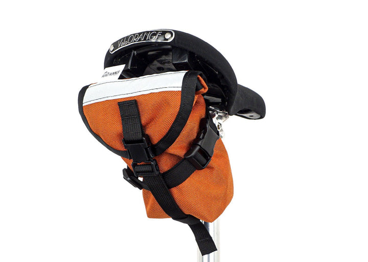 Drafter Saddle Bag for Tubes and Tools: .75L - Rust Cordura