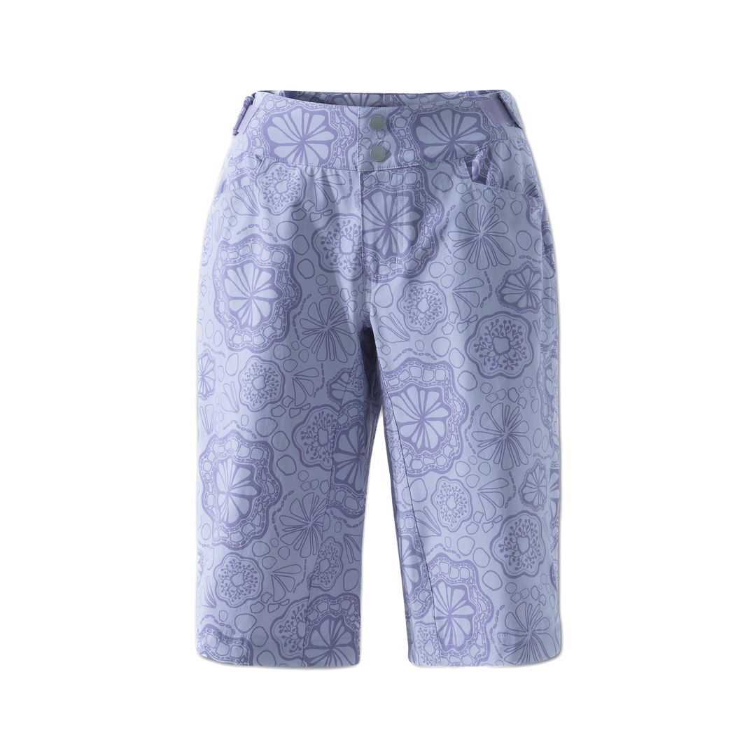 Frankie Bike Shorts - Lavender Roots