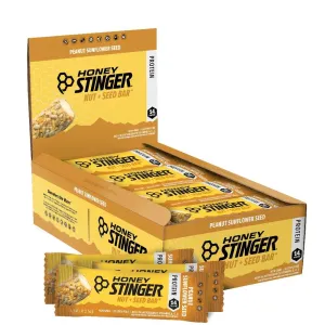 Elevate your energy with the Honey Stinger Peanut Sunflower Nut + Seed Bar. Crafted with a blend of peanuts, sunflower seeds, and nutrient-rich seeds, this delicious snack offers a satisfying crunch and the perfect touch of sweetness. Individually wrapped for on-the-go convenience, it's an ideal choice for cyclists, hikers, or anyone in search of a nutritious and flavorful pick-me-up. Trust in the quality and taste of Honey Stinger to fuel your active lifestyle.