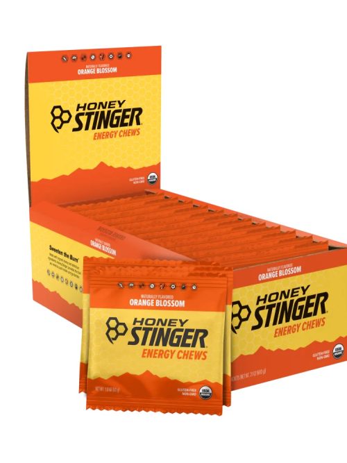 A Zesty Companion for the Long Haul Brighten up those long rides with Honey Stinger Orange Blossom Energy Chews. Each one is a burst of citrus with a hint of floral—right when you need it.