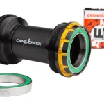 Elevate your ride with the Cane Creek Hellbender 110 Bottom Bracket 30mm Assembly. Precision-crafted for 30mm spindle cranksets, this assembly offers ultra-smooth bearings, robust construction, and versatile compatibility. Experience reliability and performance on every ride, backed by Cane Creek's commitment to quality. Upgrade your cycling adventure with confidence.