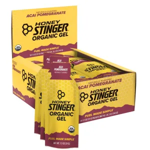 Fuel your adventure with the Honey Stinger Acai Pomegranate Energy Gel Box of 24. Infused with the exotic flavors of acai and pomegranate, this energy gel provides a delicious and natural source of quick energy. Perfect for cyclists, runners, and outdoor enthusiasts. Energize your journey with CycleWyze.